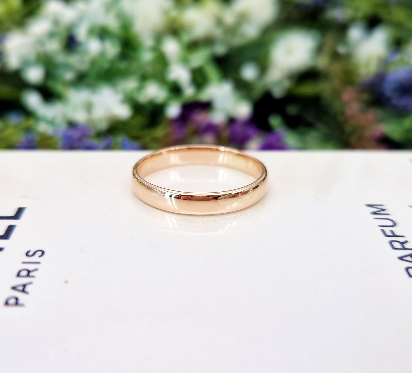 Antique Art Deco 1926 Hallmarked 9ct Gold Plain Wedding Band Ring / Size L or 6